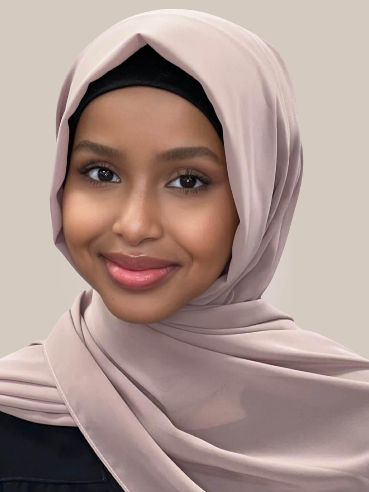 Luxury Chiffon Hijab-Cedar