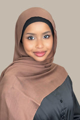 Cotton Modal Hijab-Burnt Cinnamon