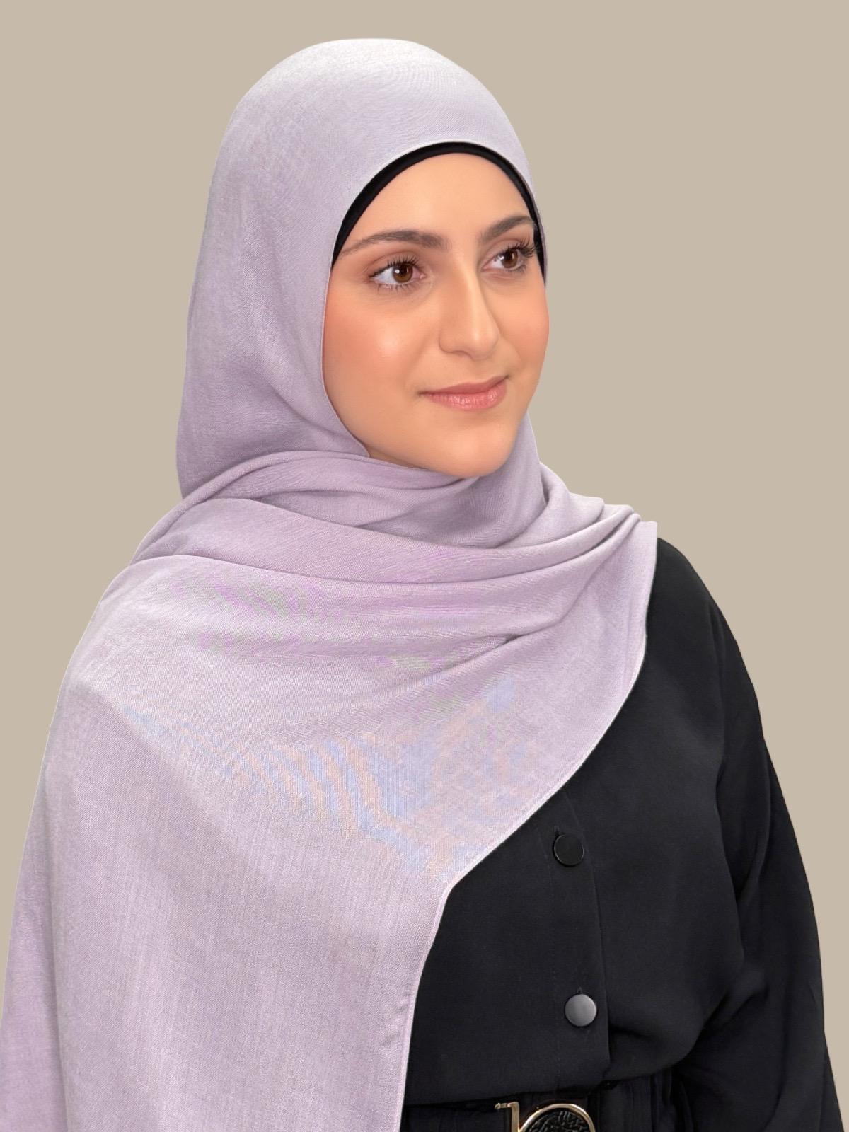 Modish Girl Cotton Modal Hijab-Thunder