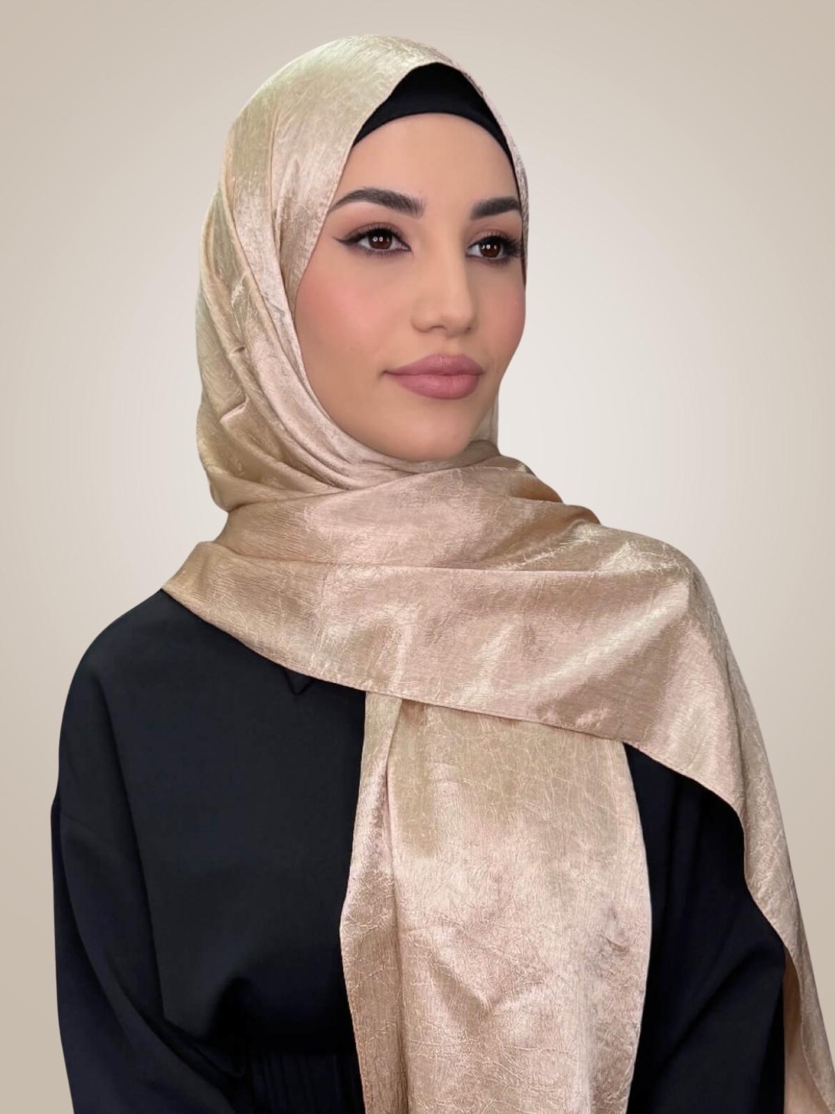 Classic Satin Hijab-Nude