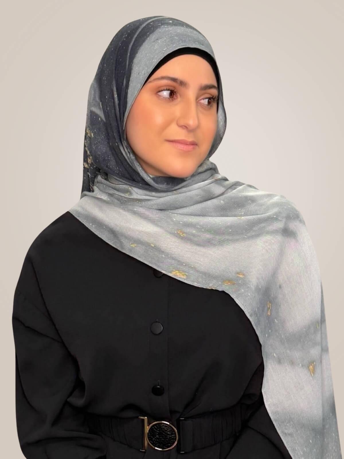 Modish Girl Print Modal Hijab-London Fog