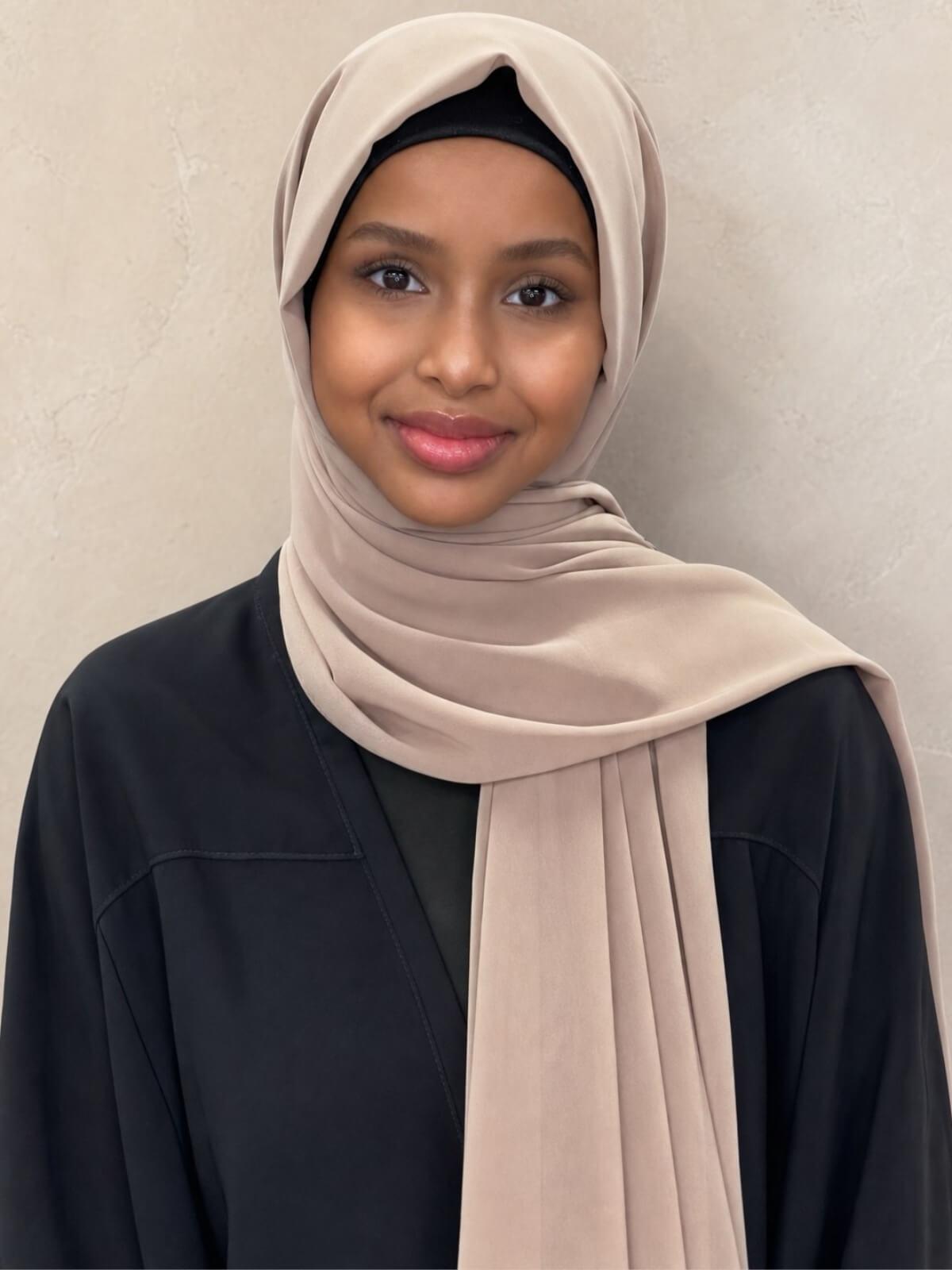 Luxury Chiffon Hijab-Oak