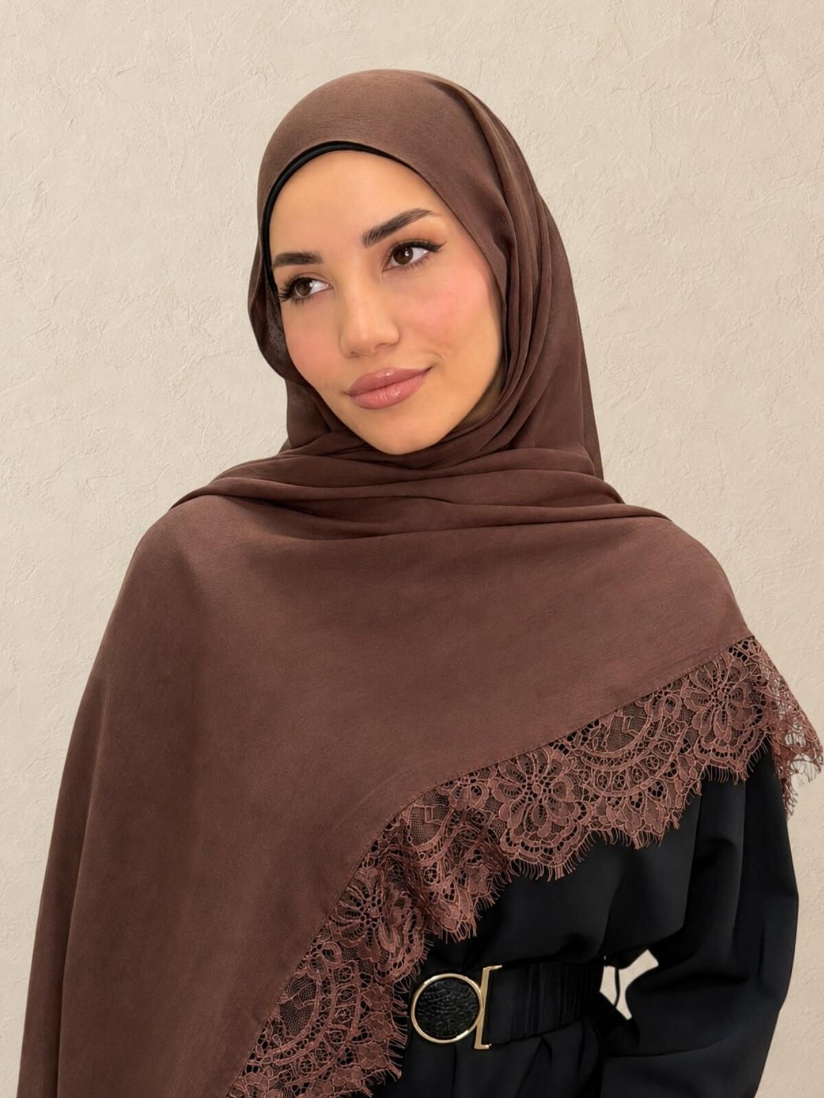 Lace Cotton Modal Hijab-Keepsake