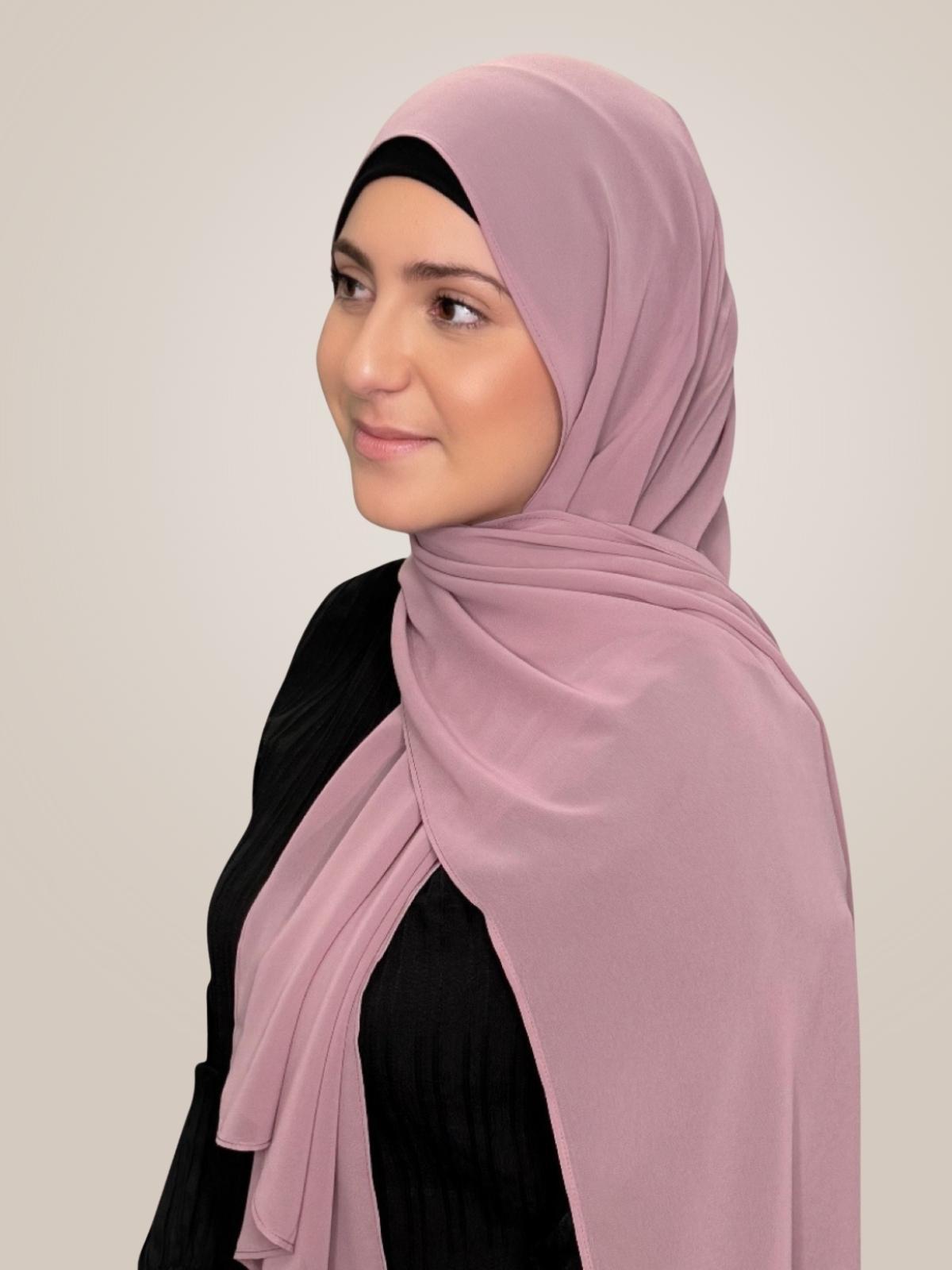 Modish Girl Luxury Chiffon Hijab-Orchid
