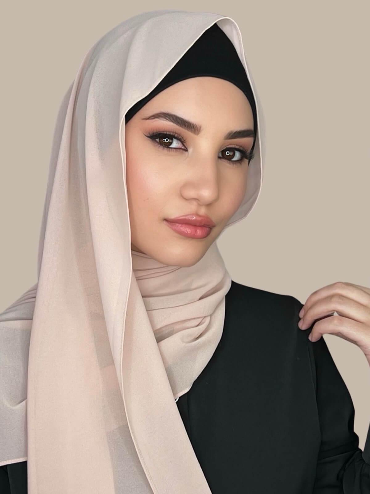 Classic Chiffon Hijab-Pearl