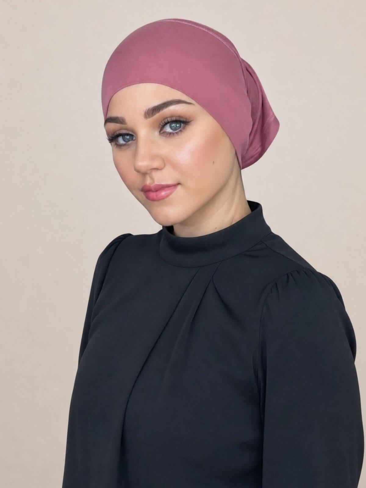 Premium Jersey UnderScarf-Pale Rose