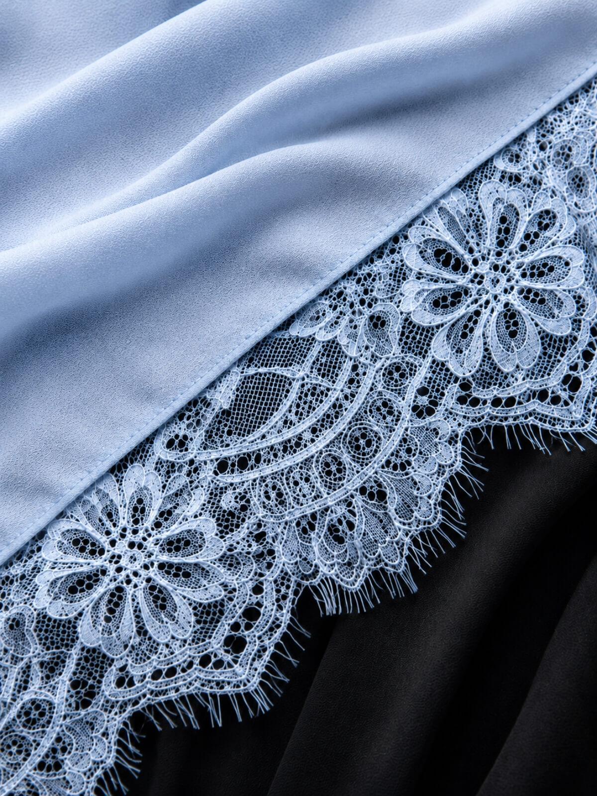 Lace Cotton Modal Hijab-Daydream