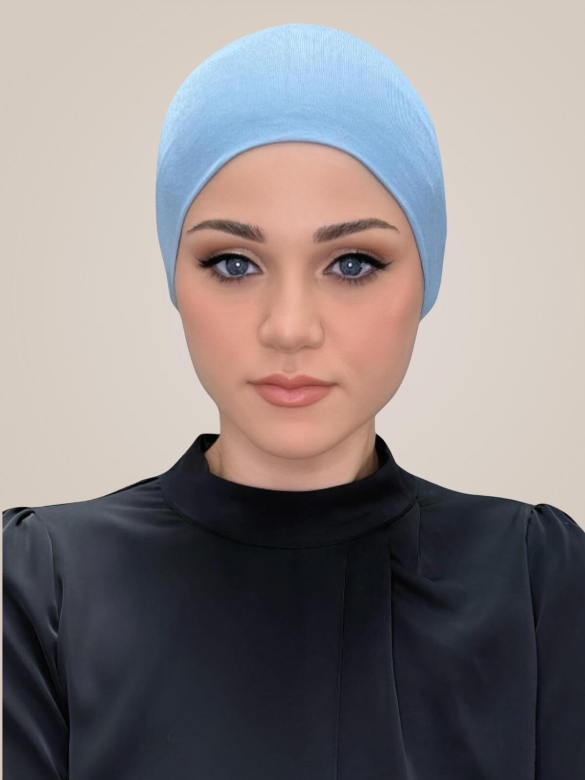 Premium Jersey Underscarf-Dusty Blue