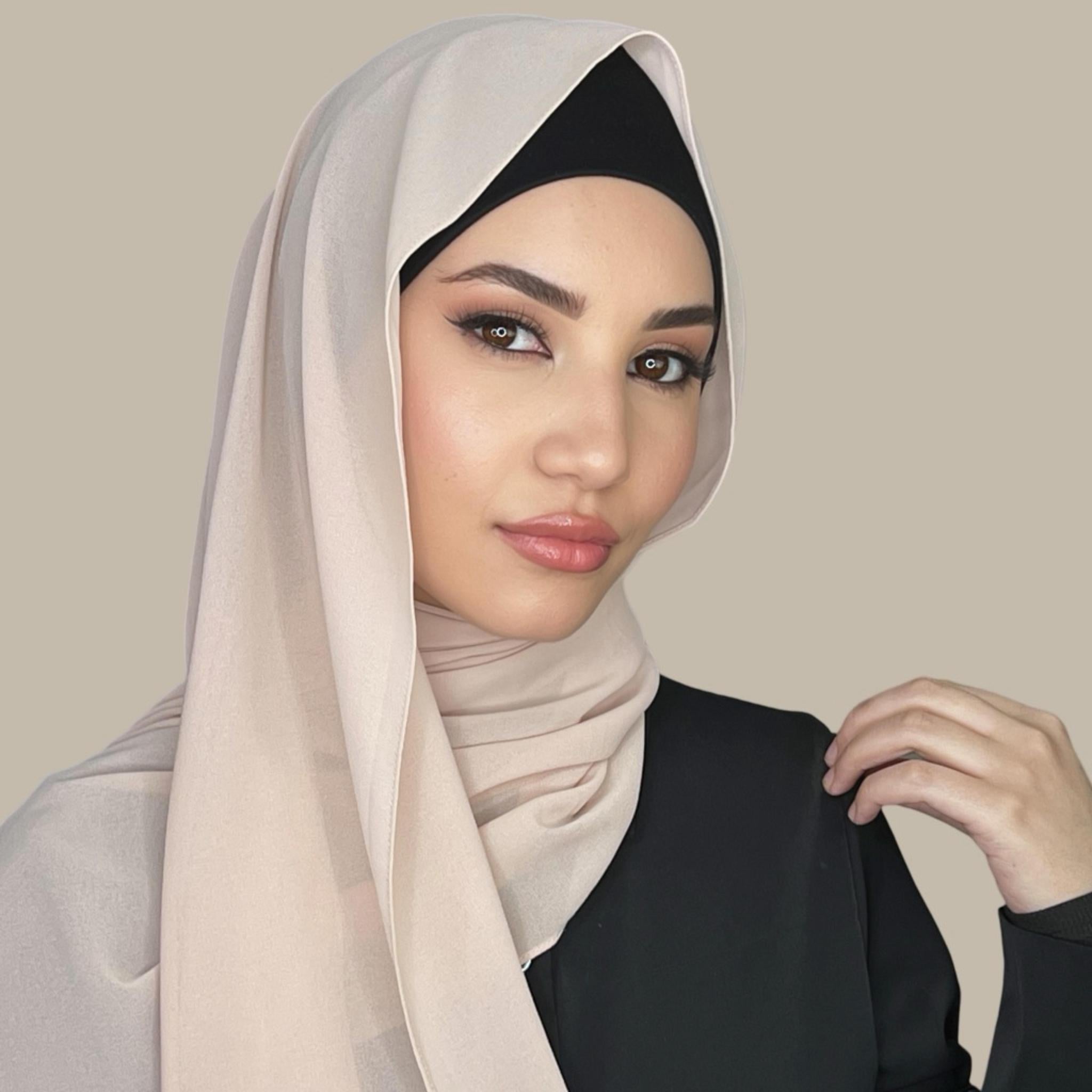 Classic Chiffon Hijab-Pearl