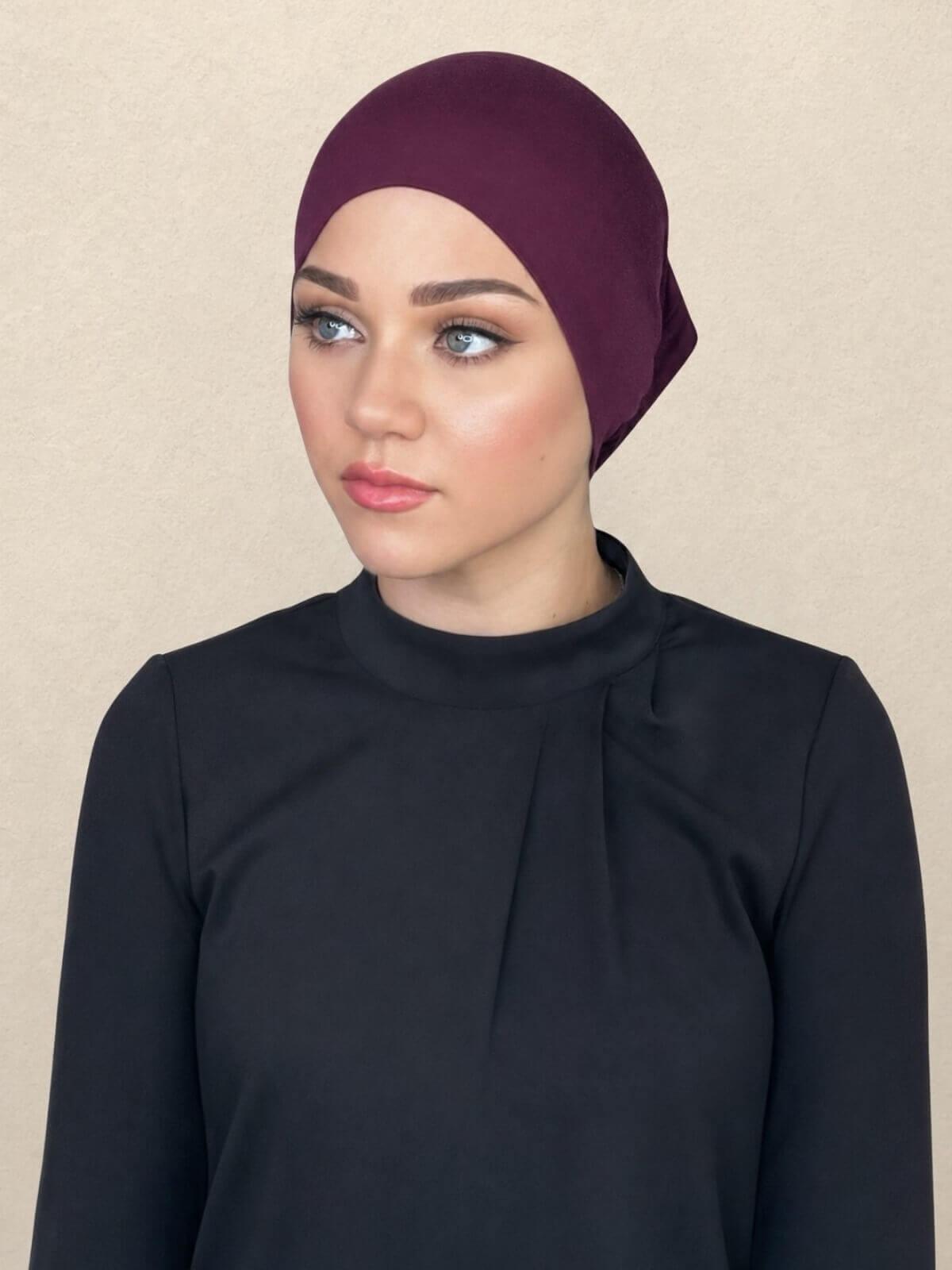 Premium Jersey Underscarf-Wine