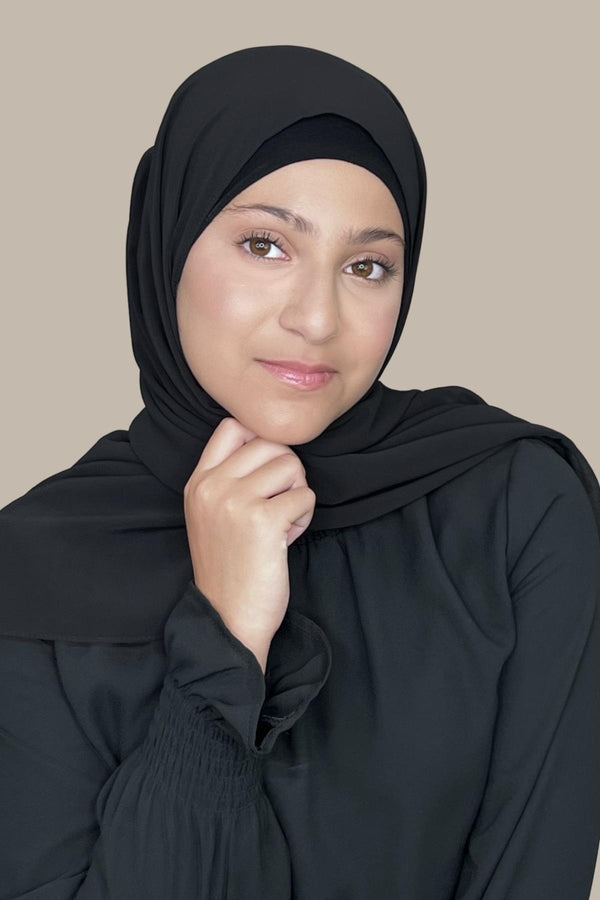 Luxury Chiffon Hijab-Rose Taupe
