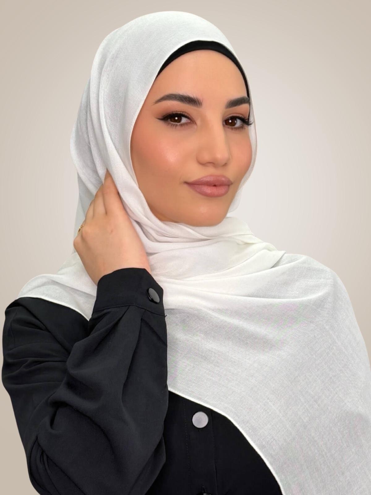Cotton Modal Hijab-Porcelain
