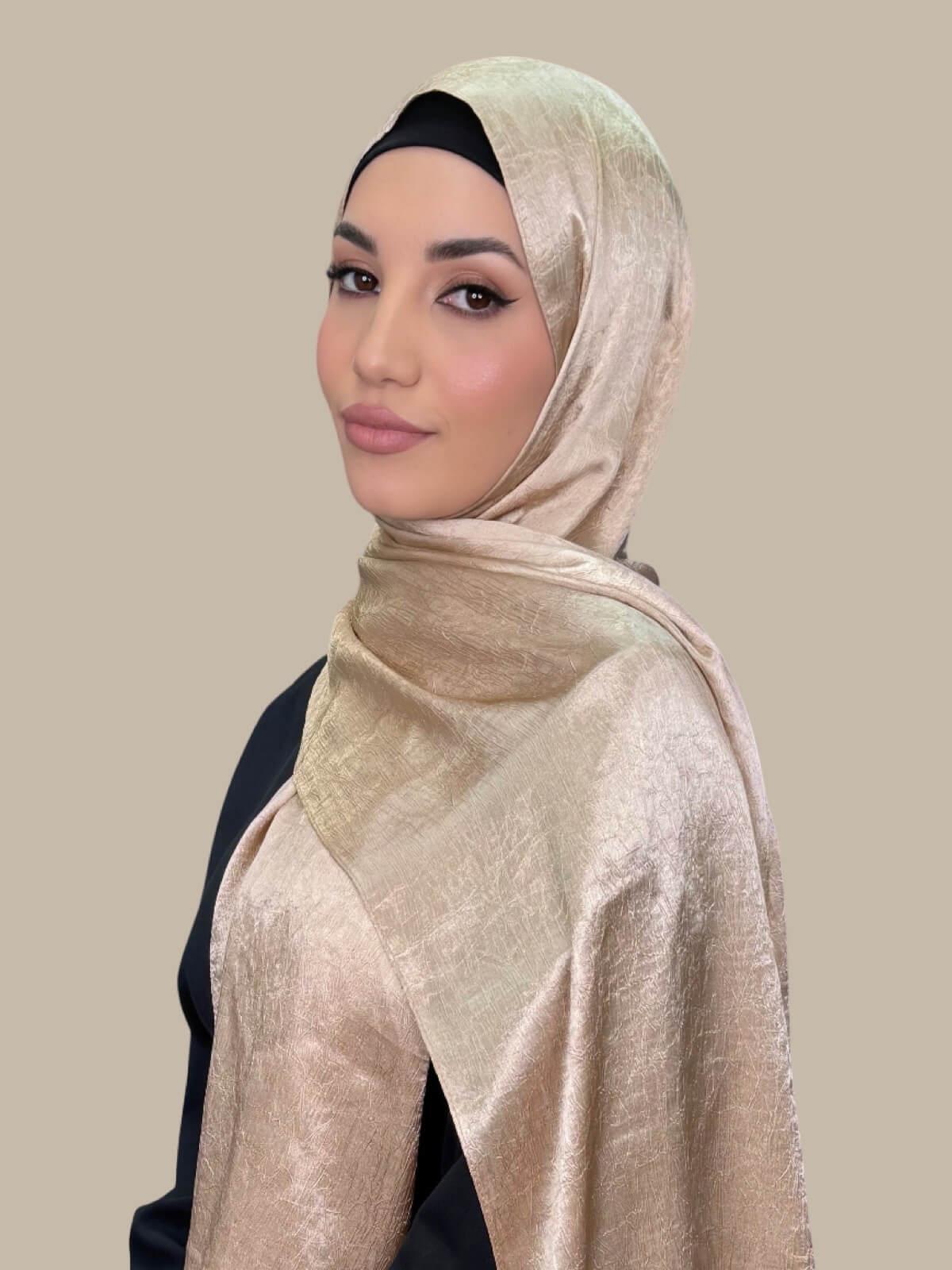 Classic Satin Hijab-Nude