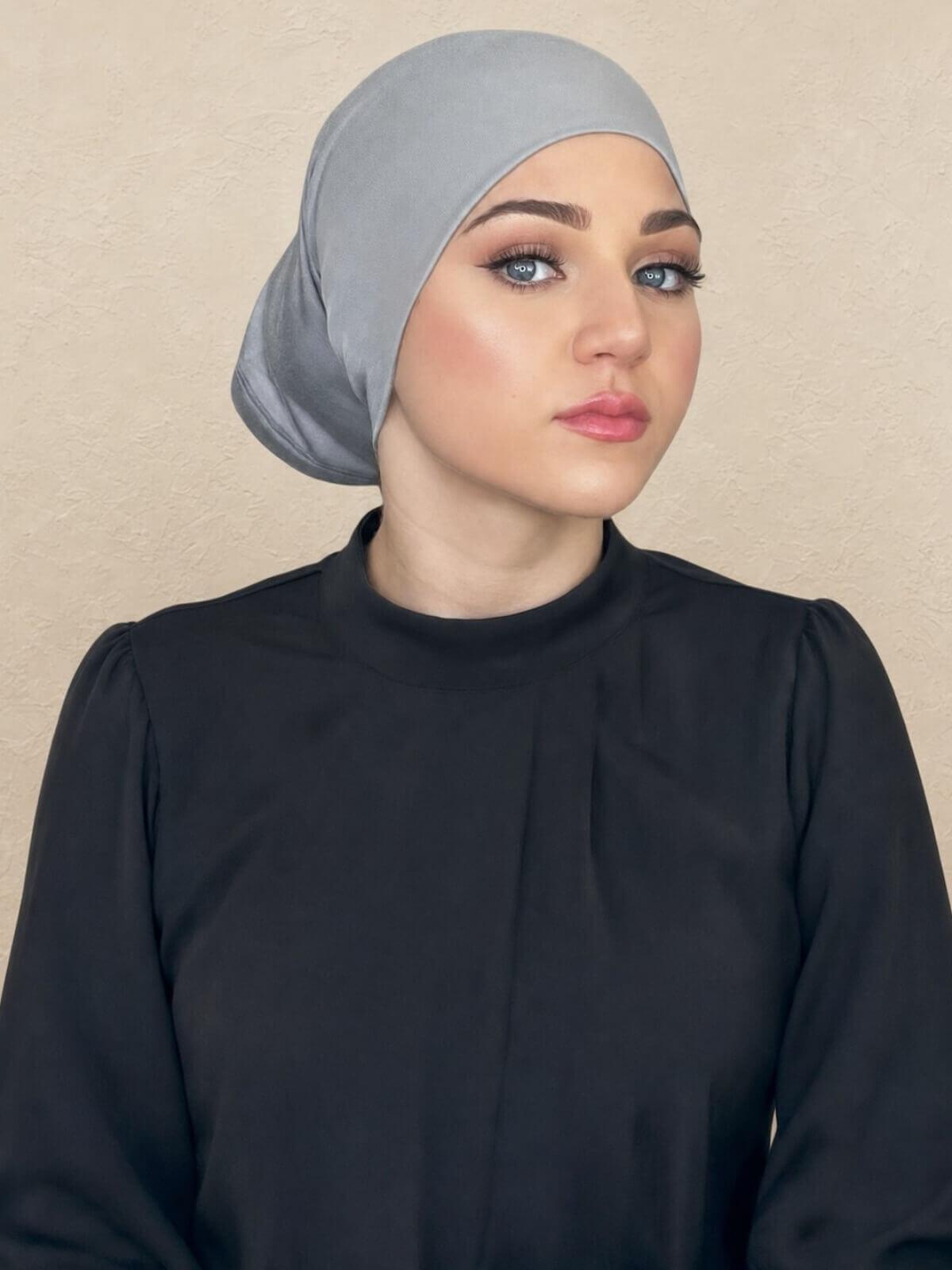 Premium Jersey Under scarf-Chic Grey