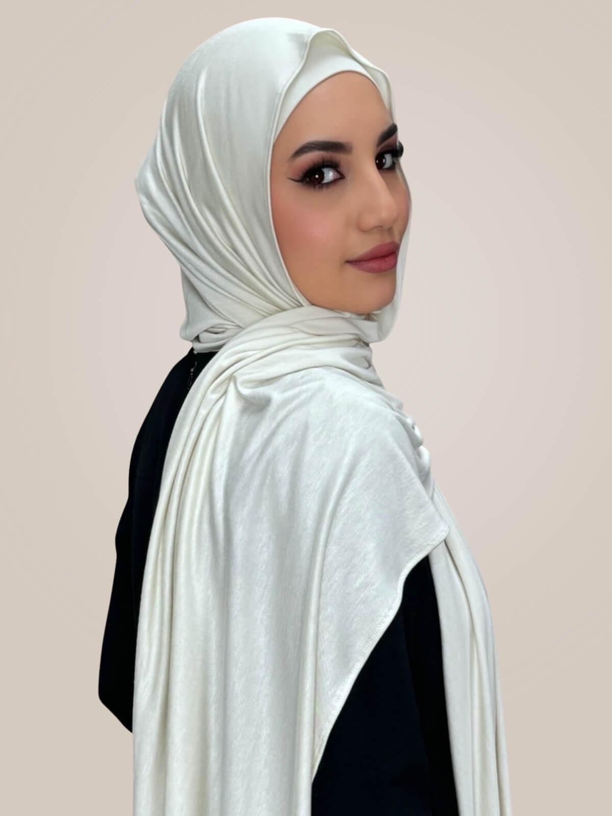 Premium Jersey Hijab-Ivory