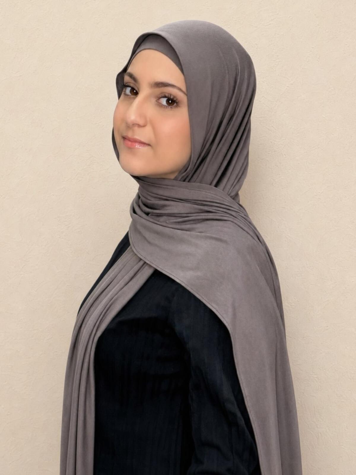 Modish Girl Premium Jersey Hijab-Hazel