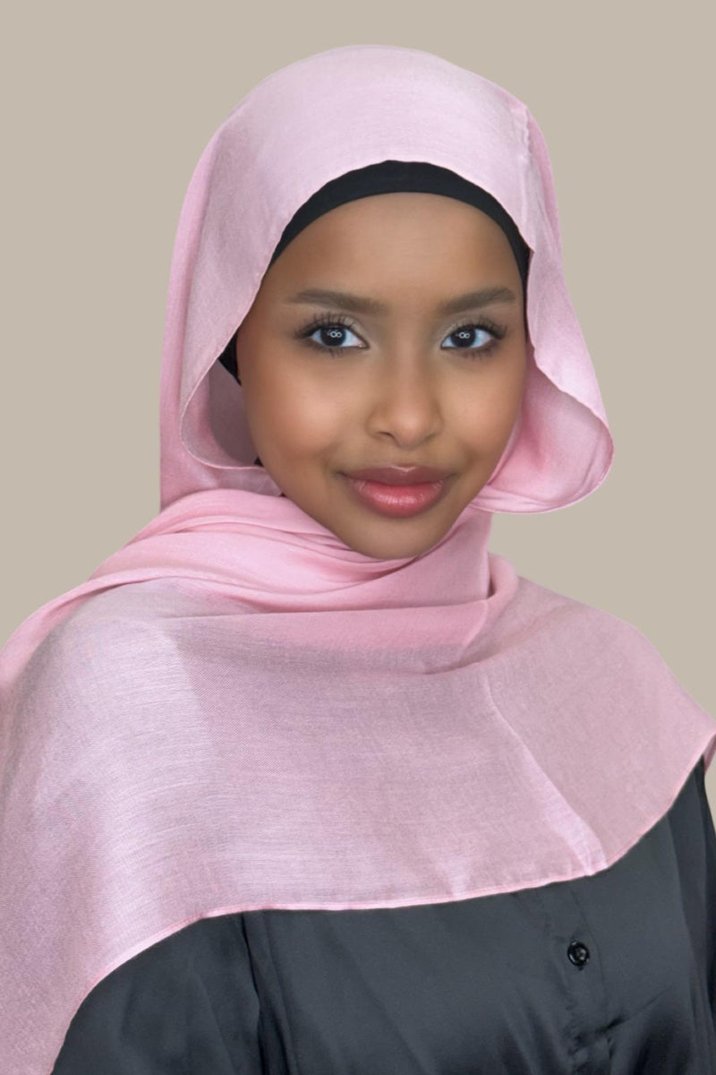 Cotton Modal Hijab-Bubblegum