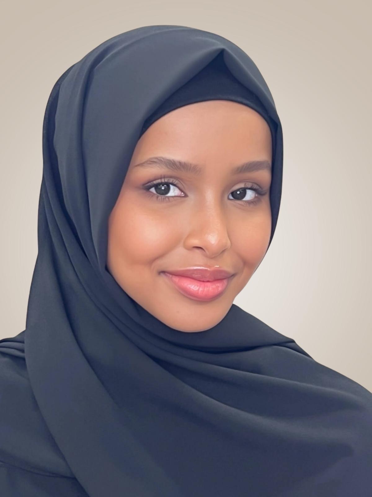 Classic Chiffon Hijab-Black