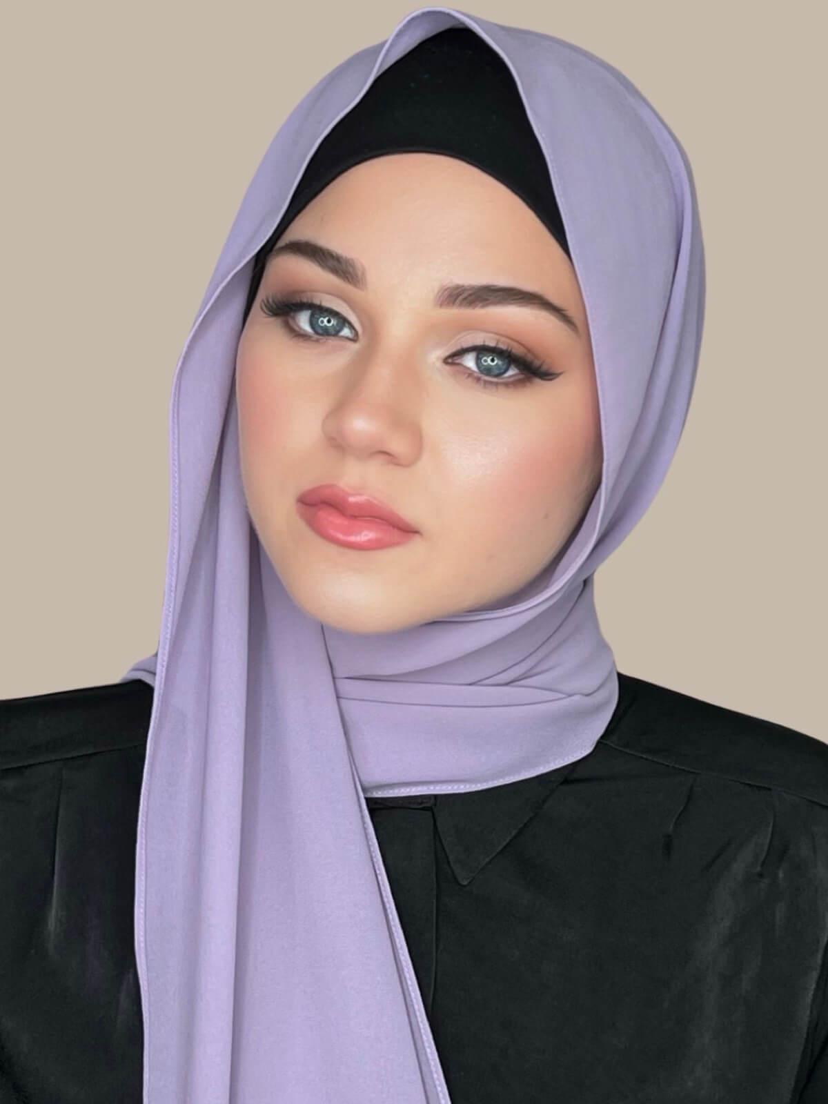 Classic Chiffon Hijab-Lavender