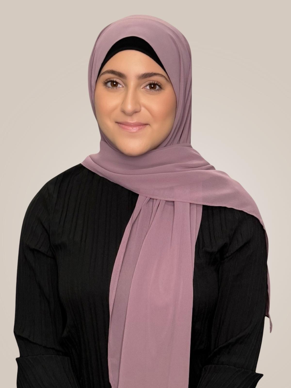 Modish Girl Luxury Chiffon Hijab-Rose Taupe