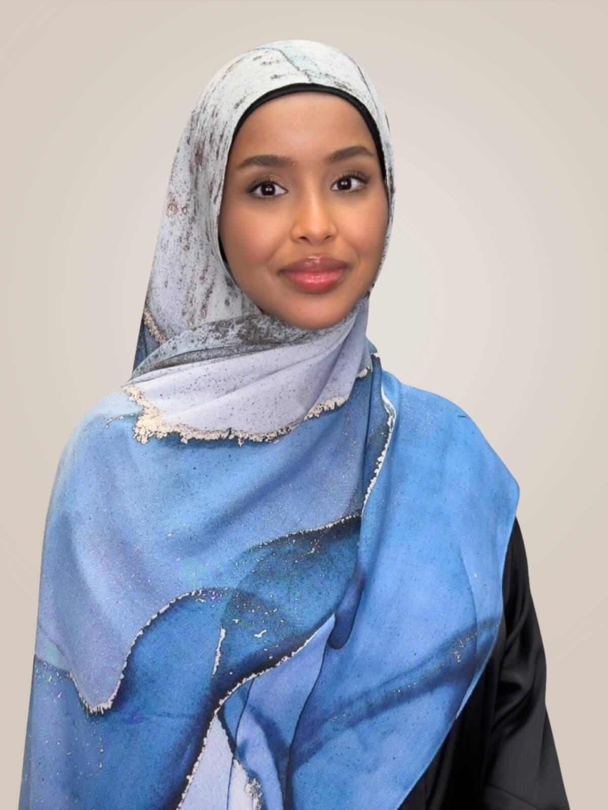 Print Modal Hijab-Santorini Night