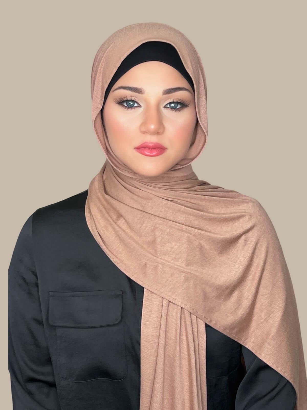 Classic Jersey Hijab-Coffee