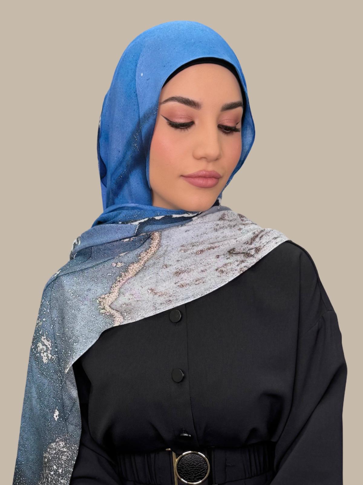 Print Modal Hijab-Santorini Night