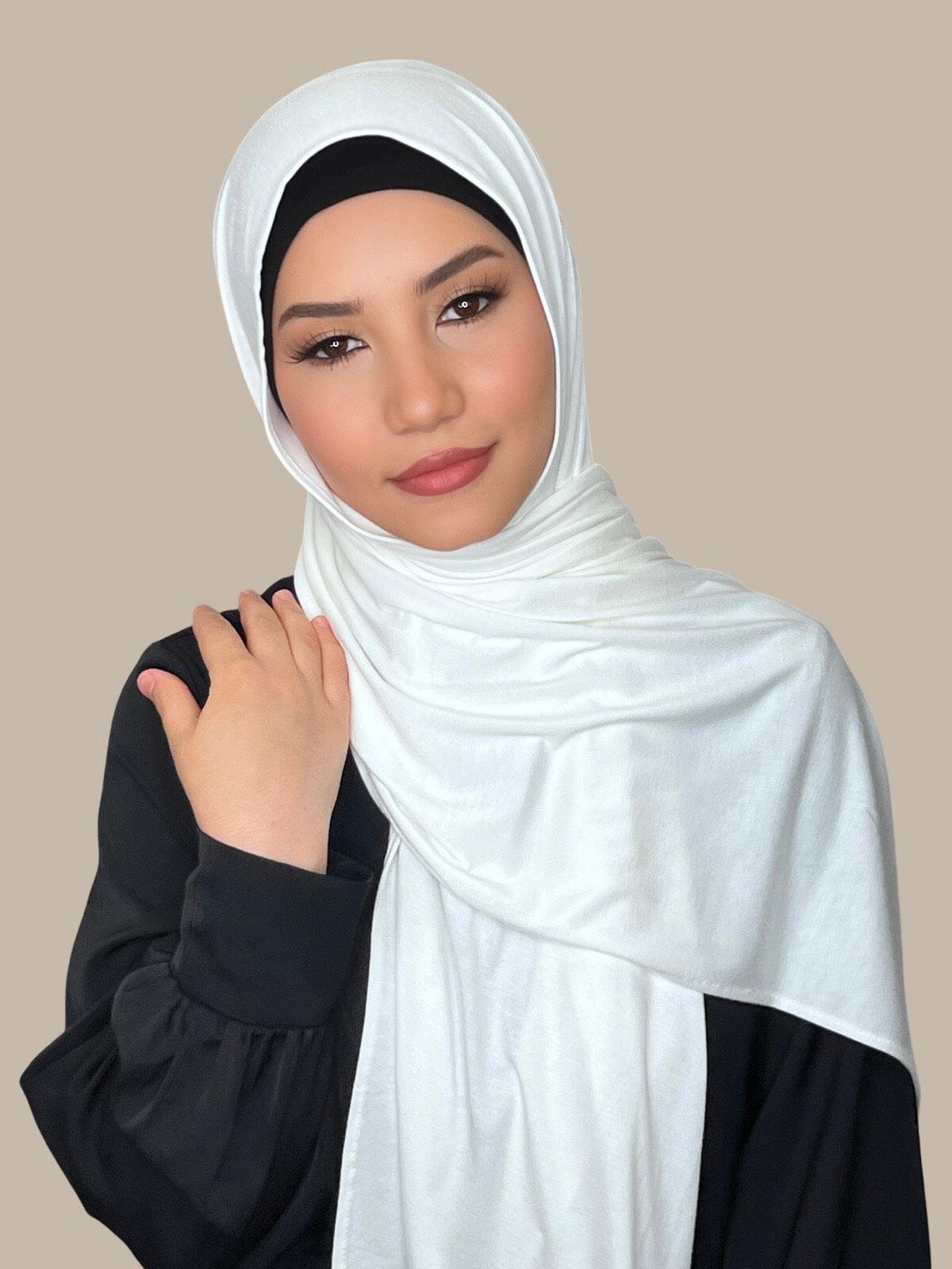 Classic Jersey Hijab-Off White