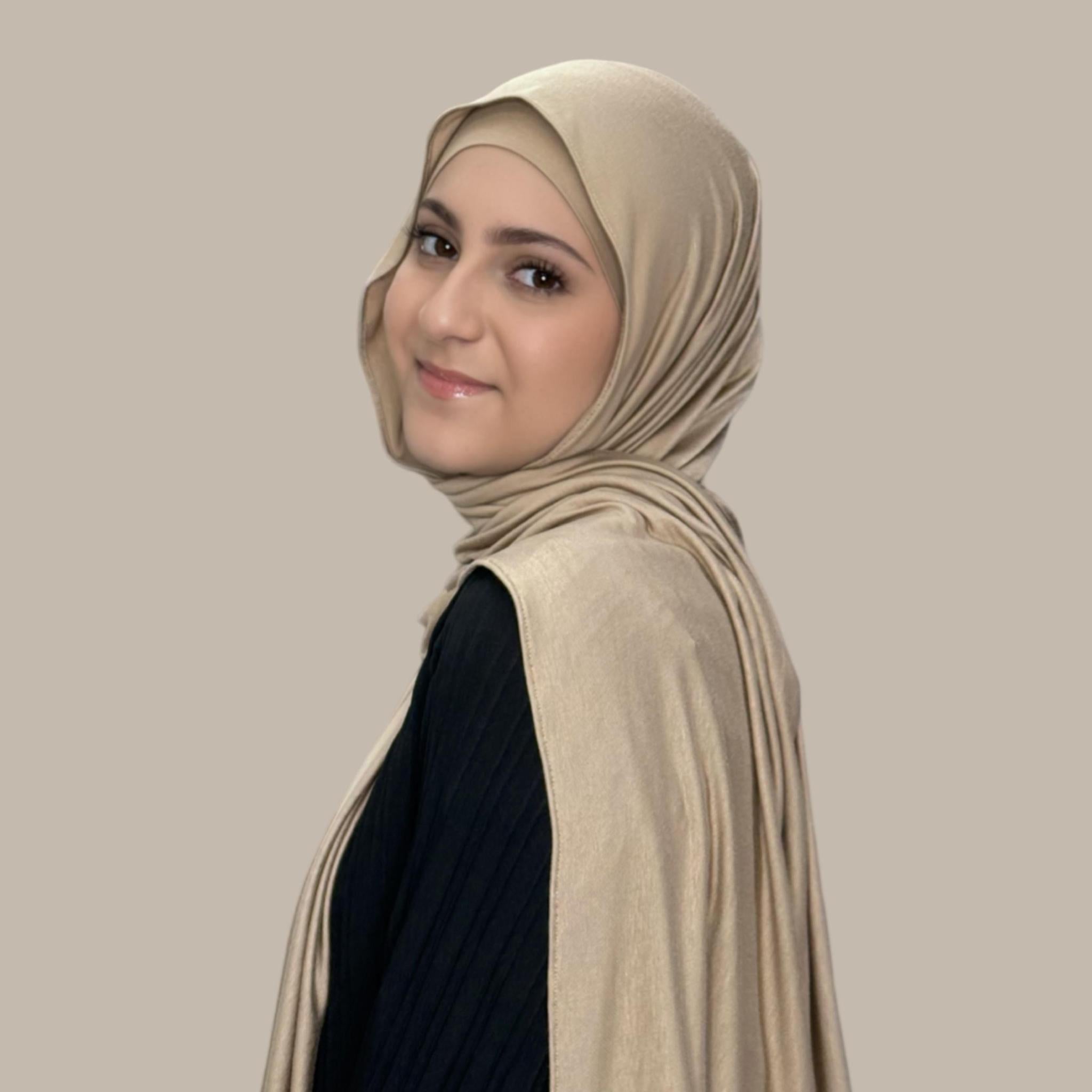 Modish Girl Premium Jersey Hijab-Oak