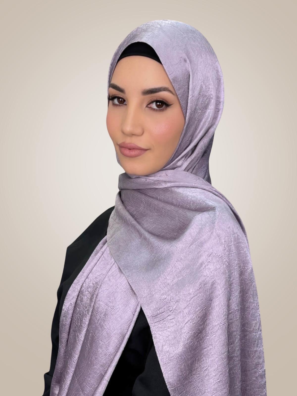 Classic Satin Hijab-Periwinkle