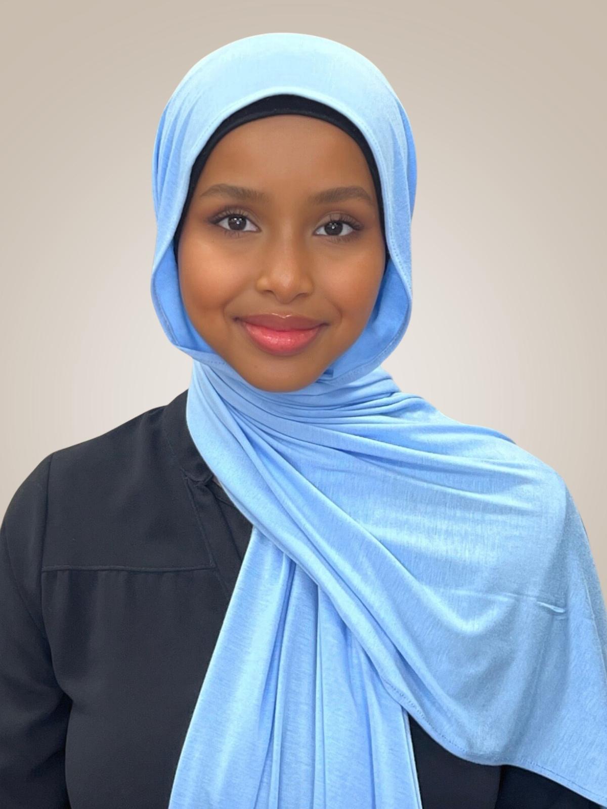 Classic Jersey Hijab-Baby Blue