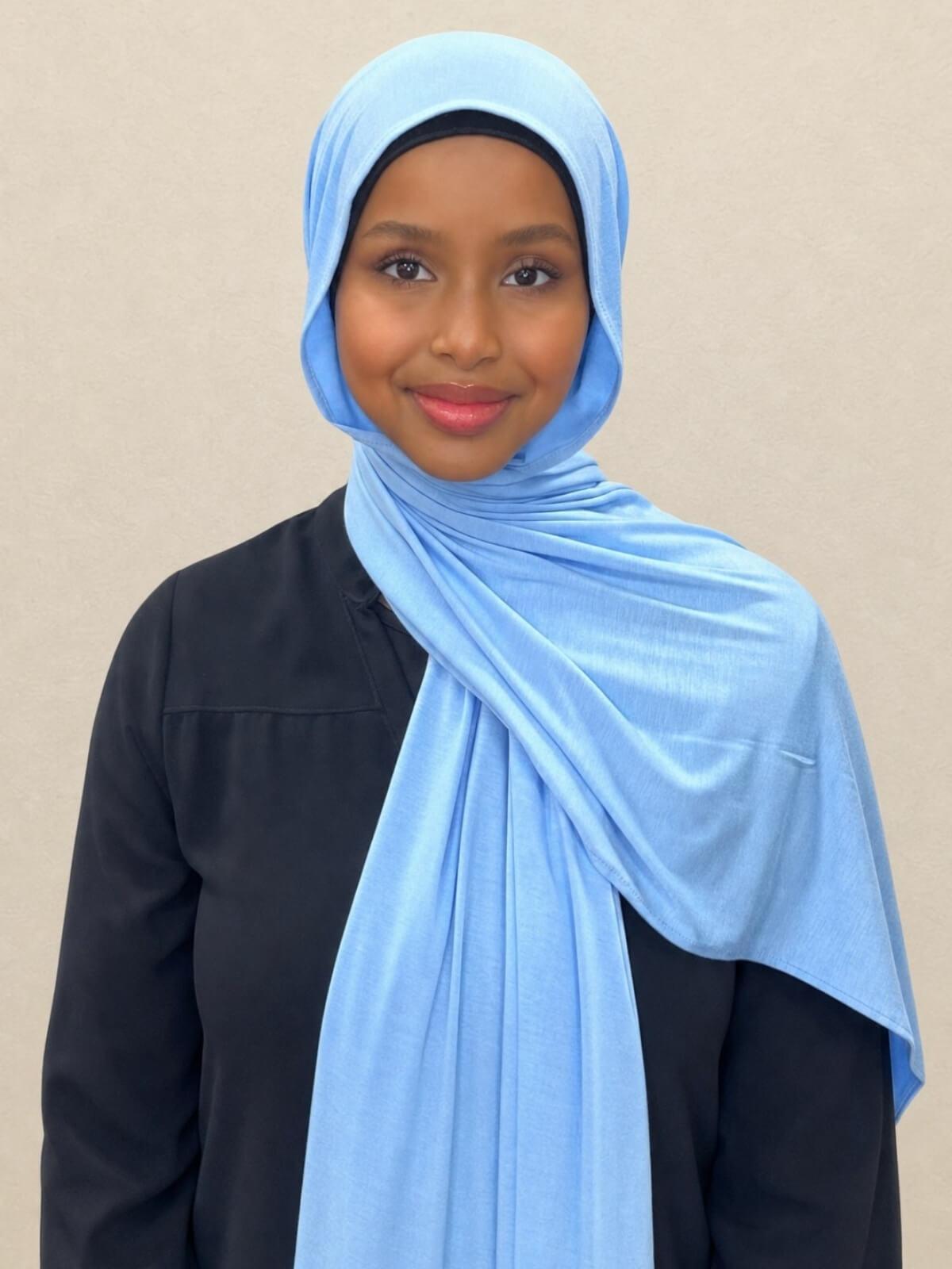 Classic Jersey Hijab-Baby Blue