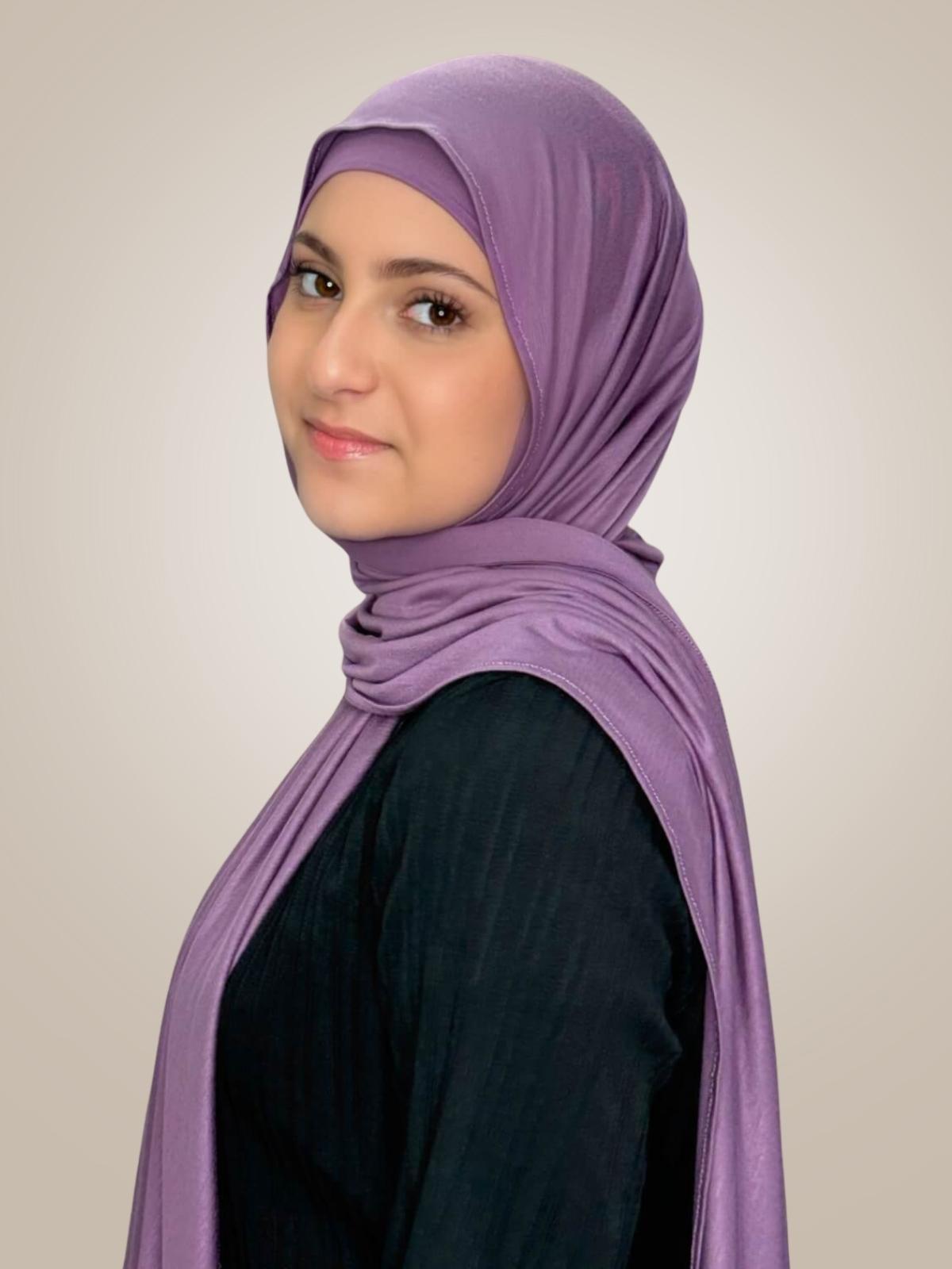 Modish Girl Premium Jersey Hijab-Mauve Taupe