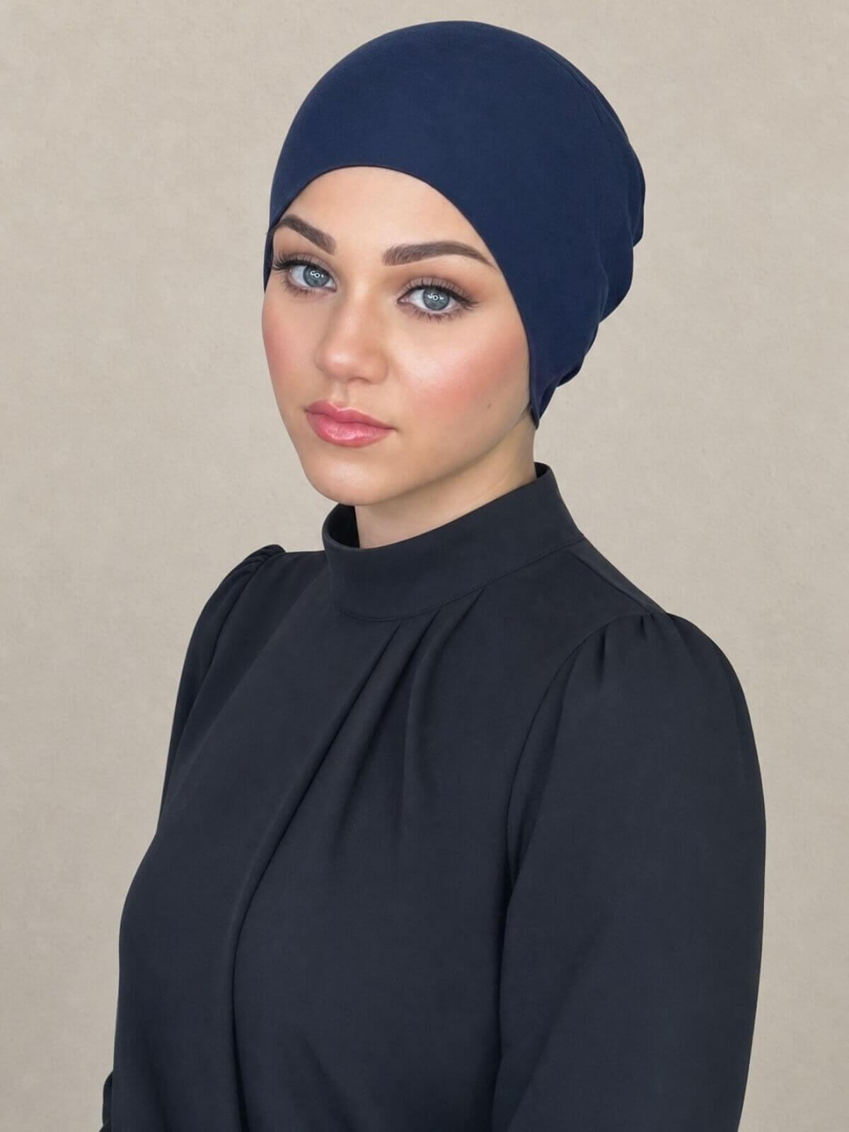 Premium Jersey Underscarf-Navy