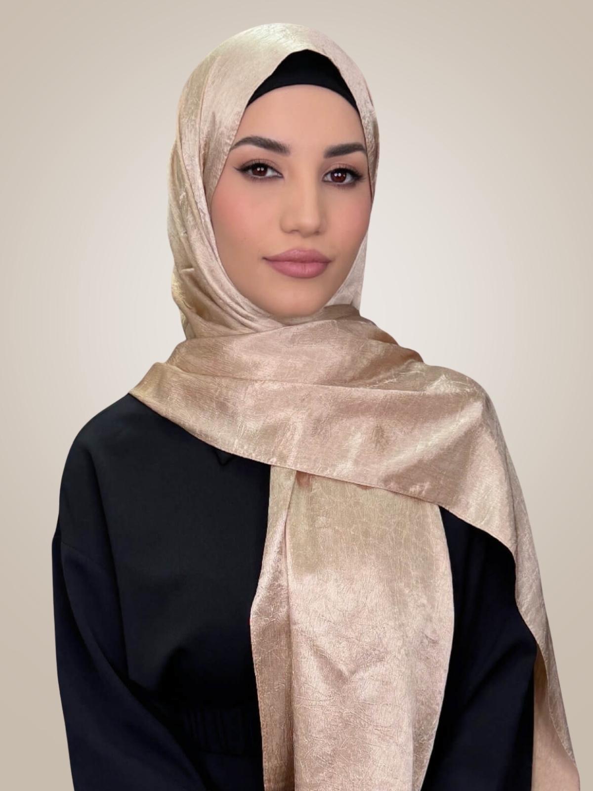 Classic Satin Hijab-Nude