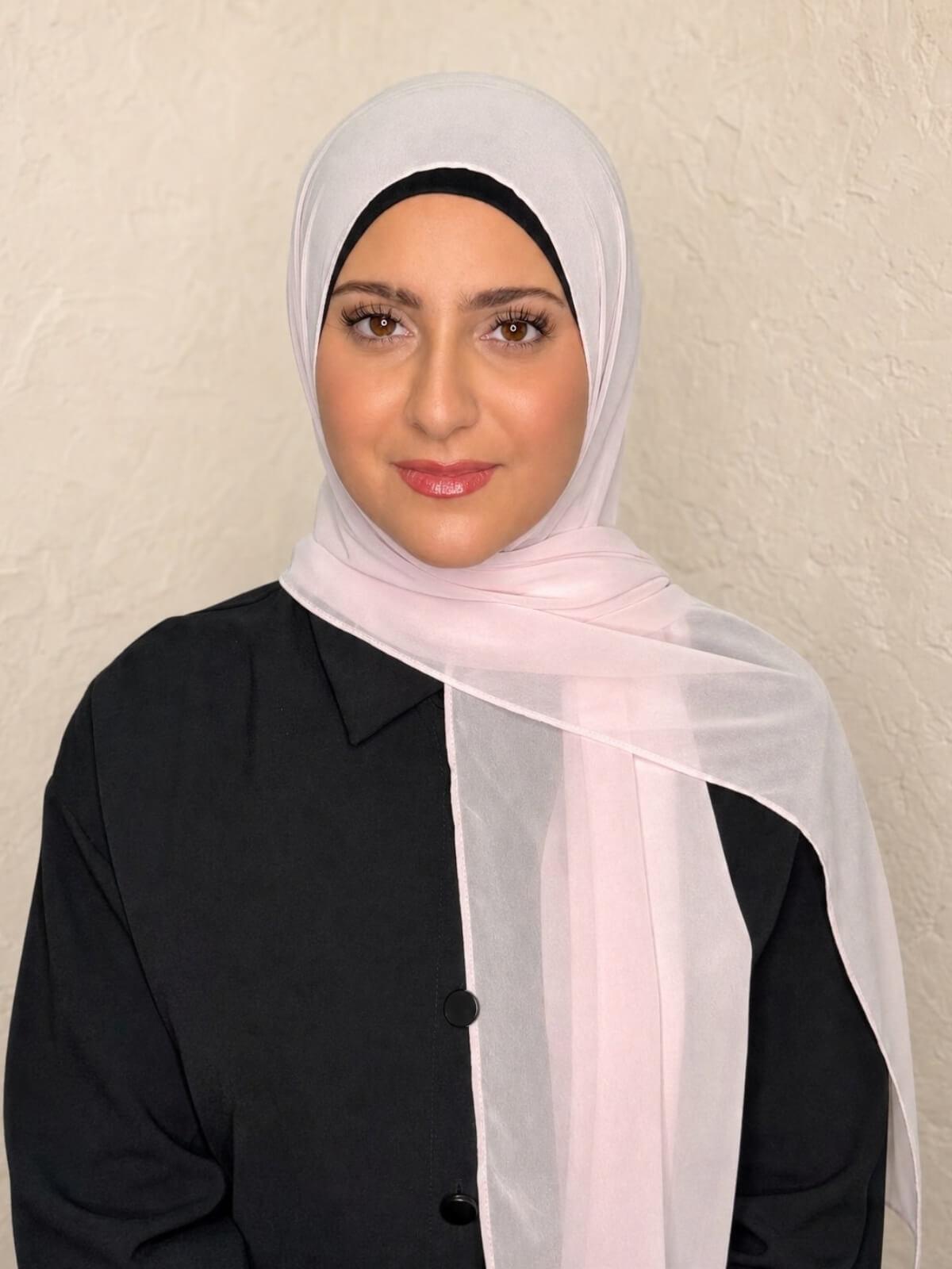 Modish Girl Luxury Chiffon Hijab-Soft Pink