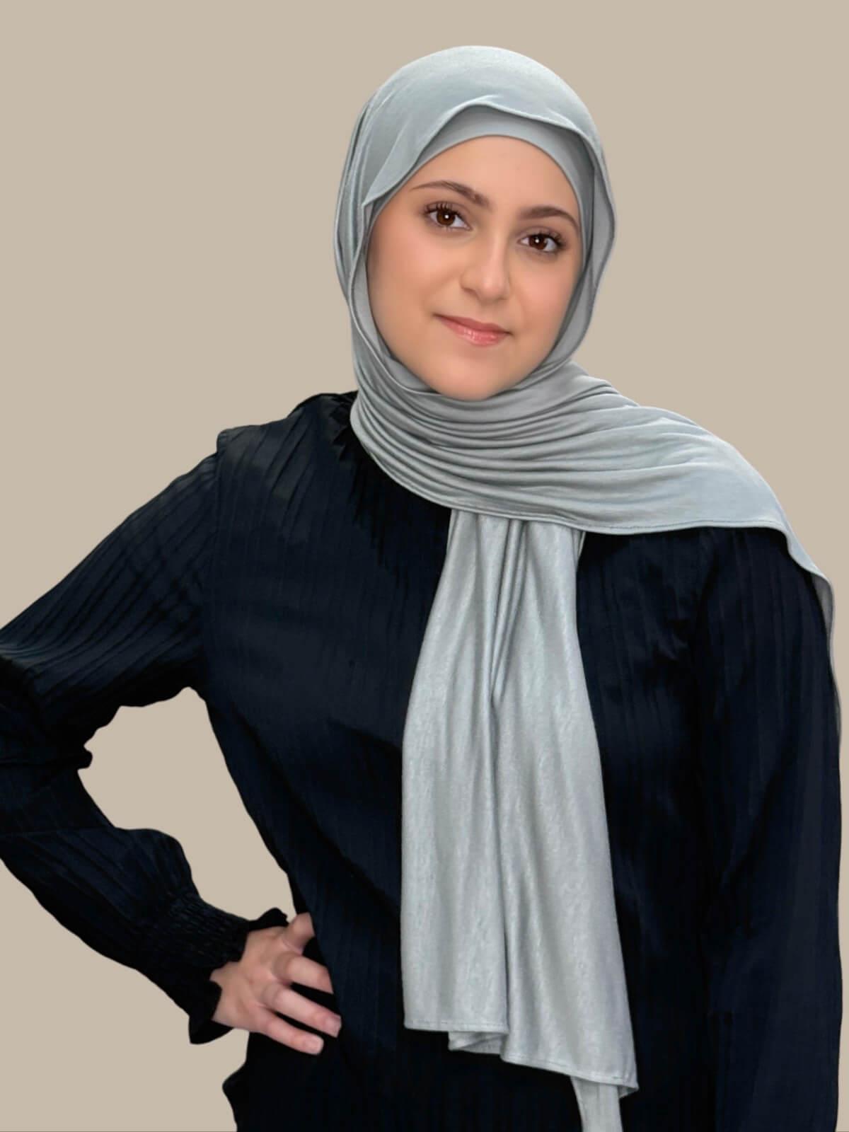 Modish Girl Premium Jersey Hijab-Chic Grey