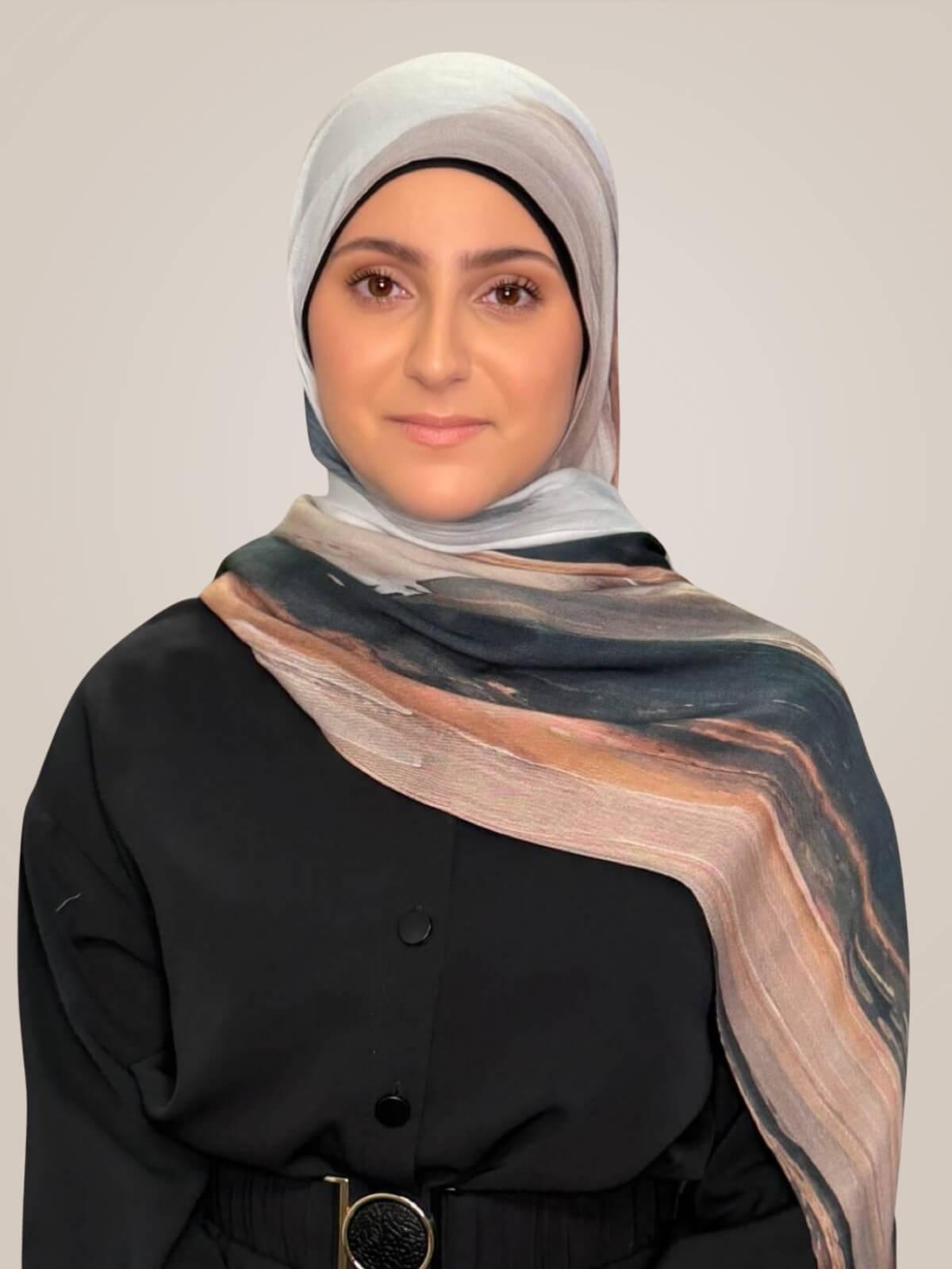 Modish Girl Print Modal Hijab-Sahara Drift