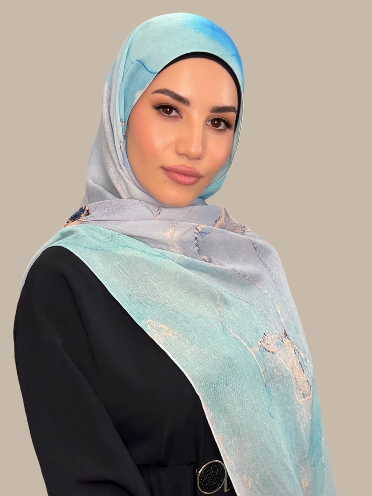 Print Modal Hijab-Amalfi Blue