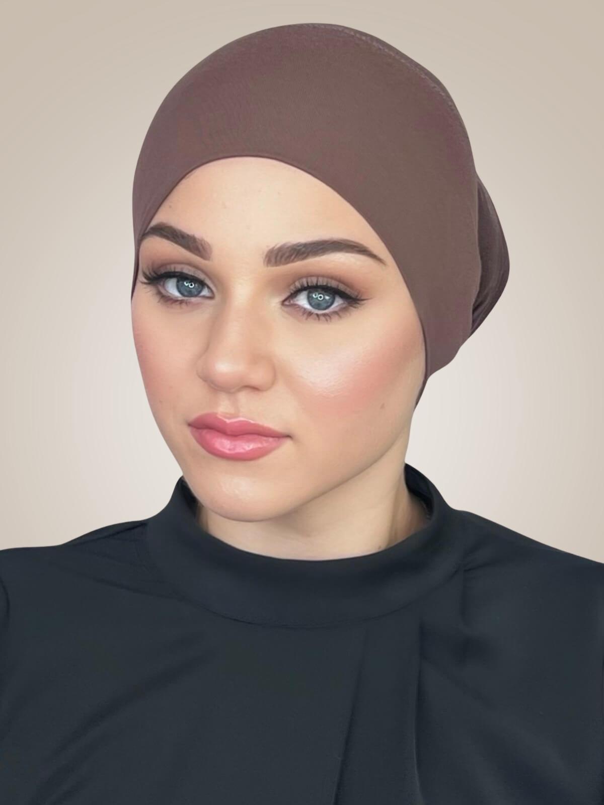 Premium Jersey Underscarf-Mocha Brown