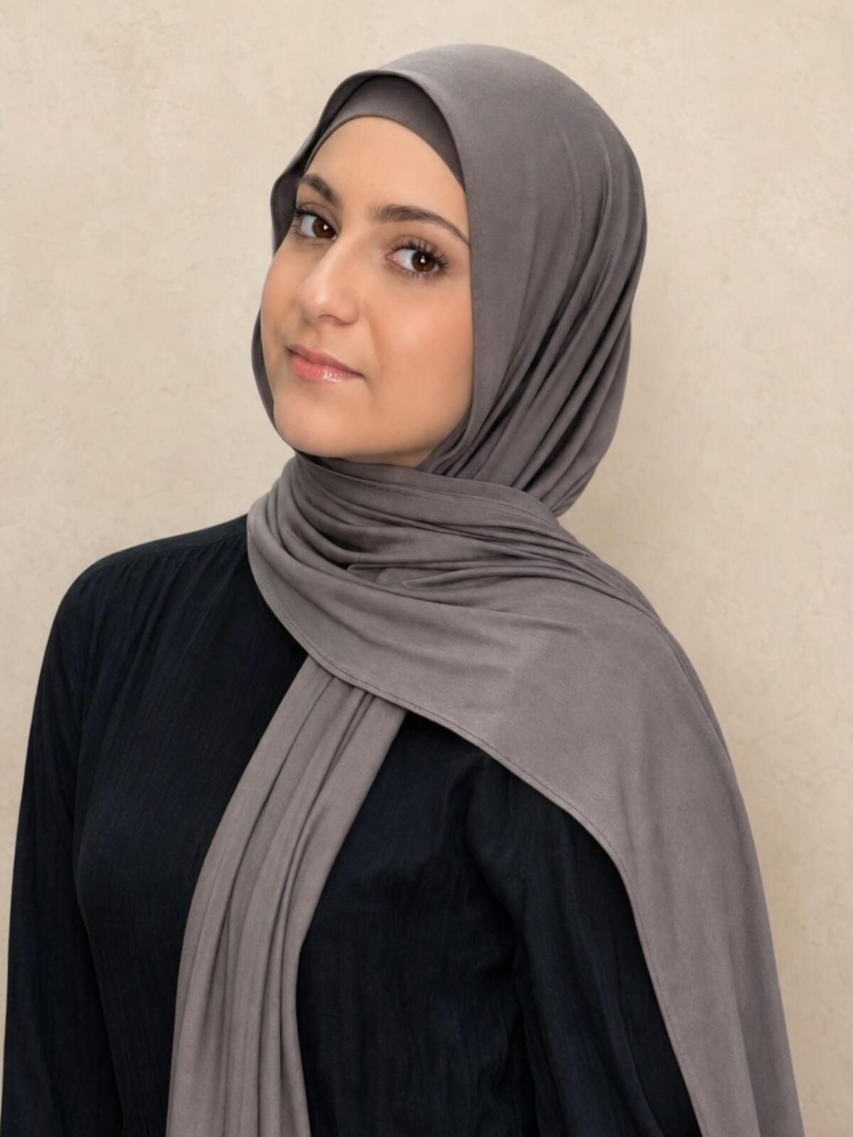 Modish Girl Premium Jersey Hijab-Hazel