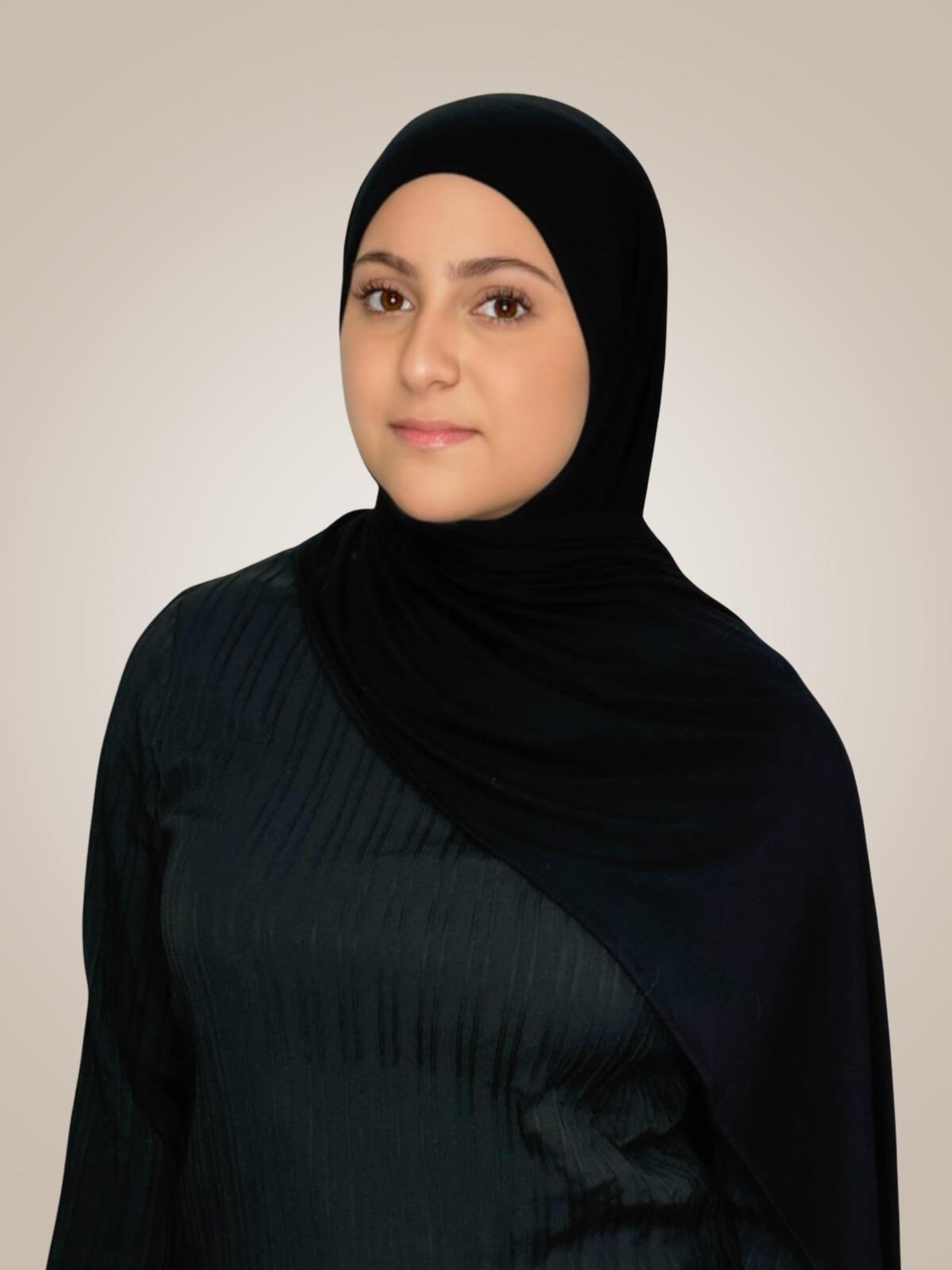 Modish Girl Pre-Sewn Jersey Hijab-Black