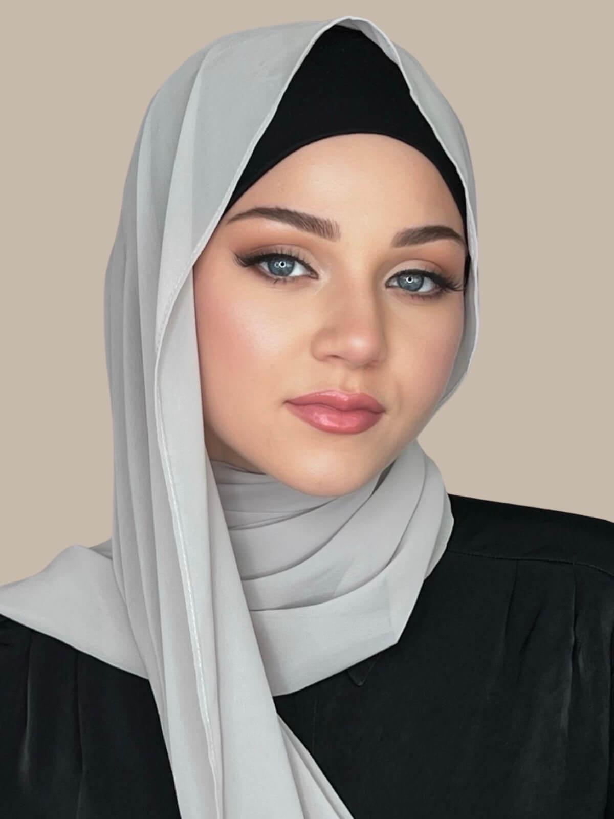 Luxury Chiffon Hijab-Light Taupe