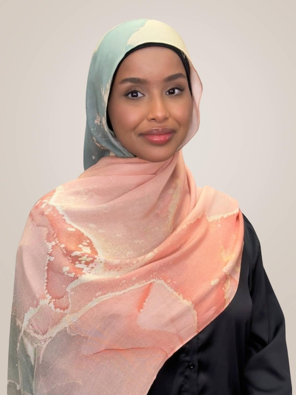 Print Modal Hijab-Sedona Sage