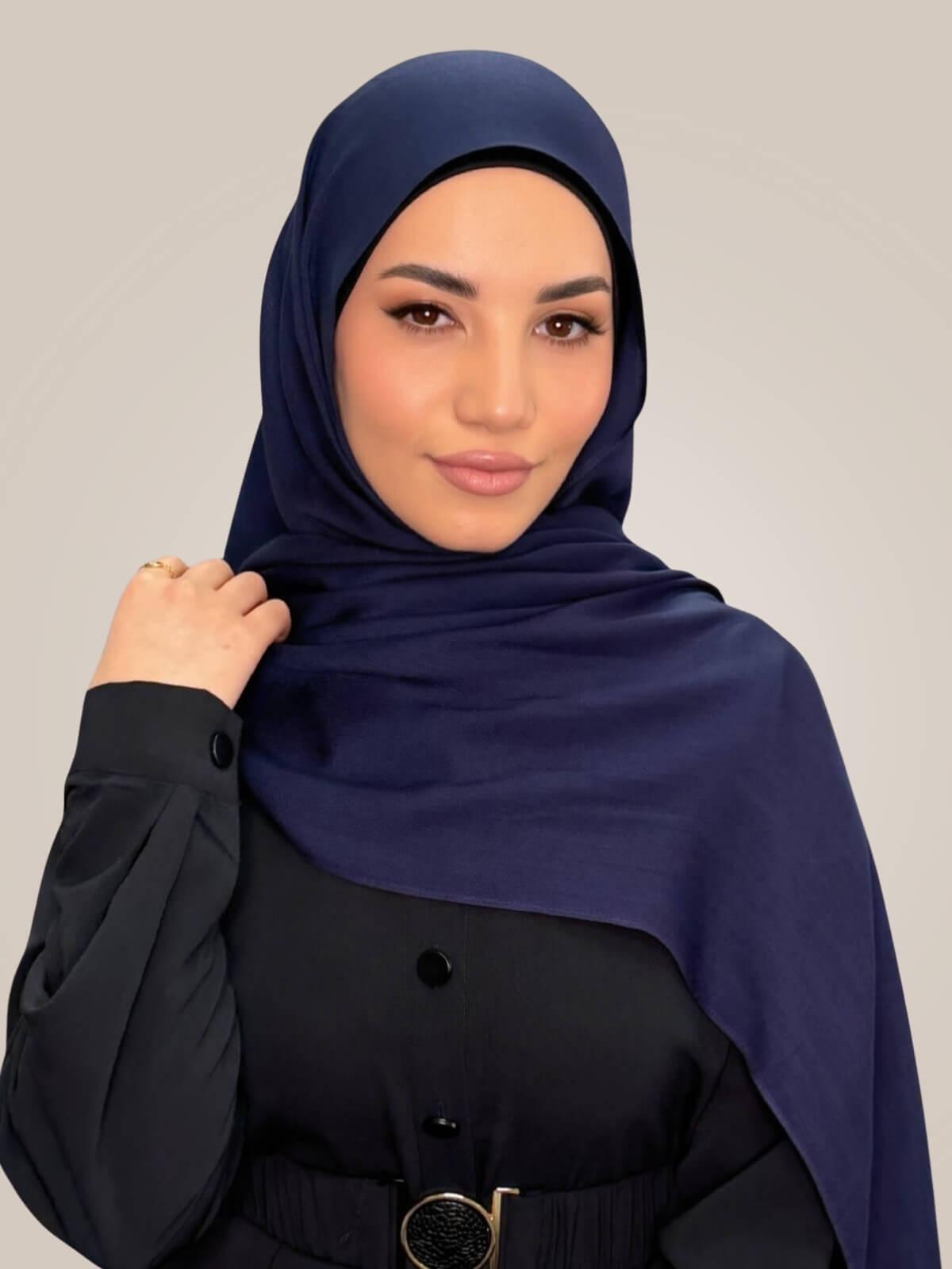 Cotton Modal Hijab-Sea Storm