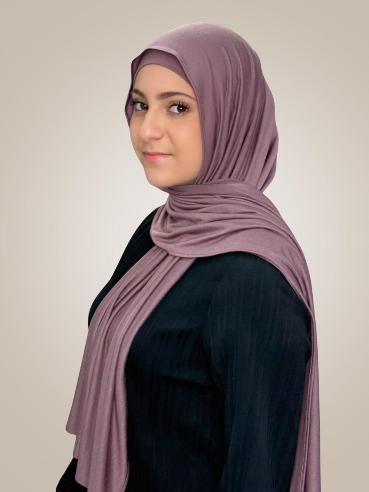 Modish girl Premium Jersey Hijab-Rose Taupe