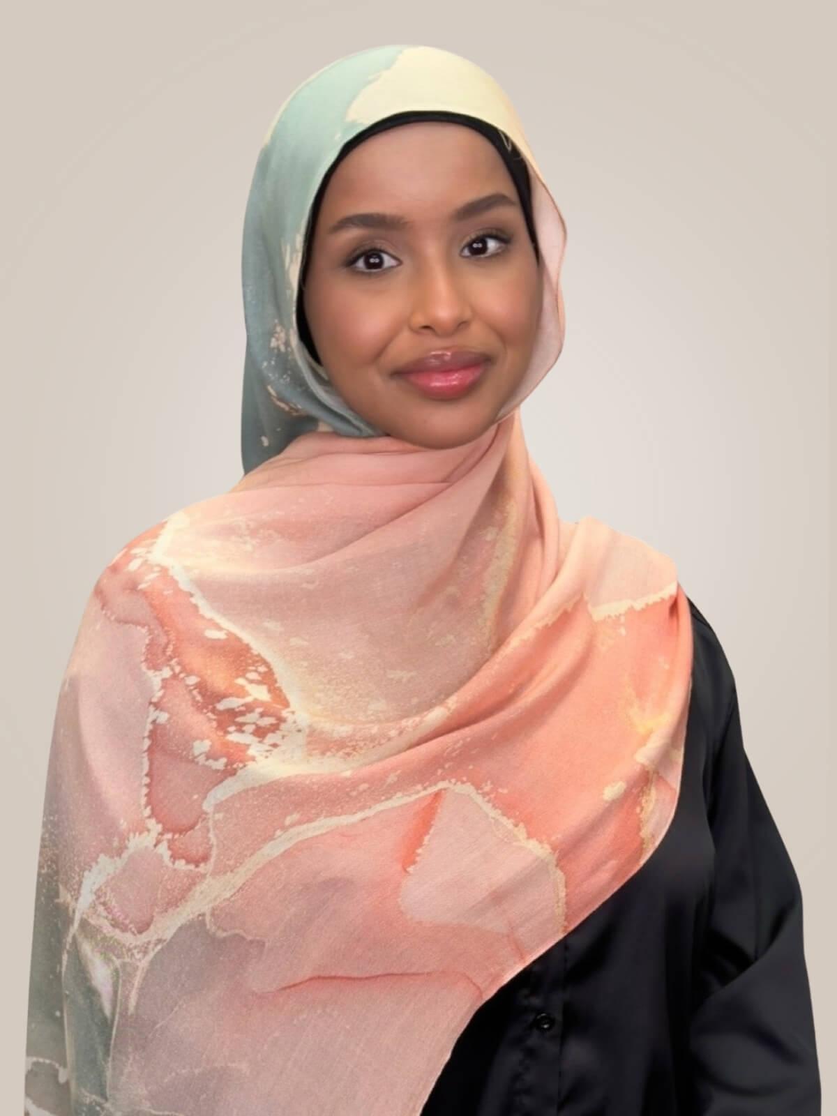 Print Modal Hijab-Sedona Sage