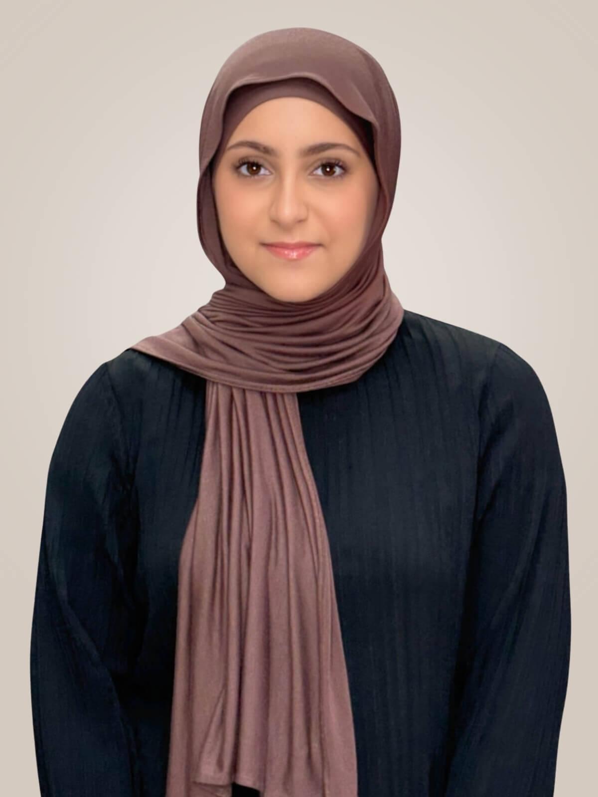Modish Girl Premium Jersey Hijab-Mocha Brown