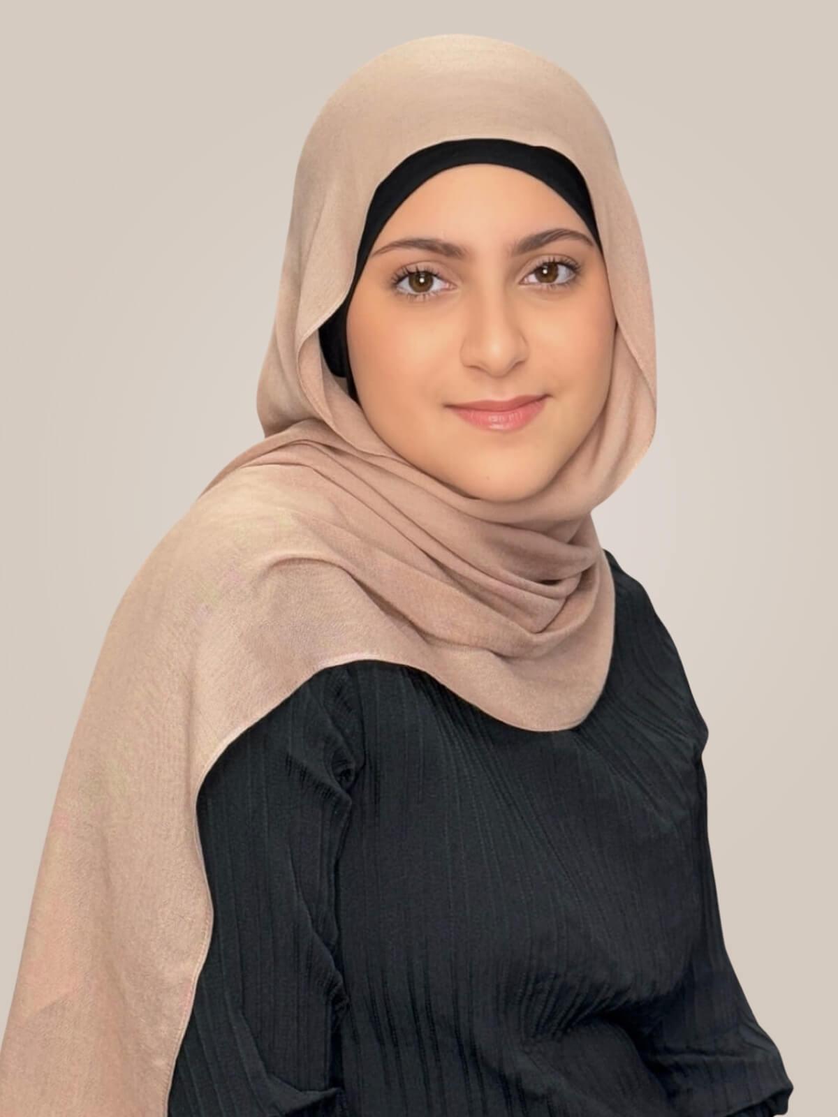 Modish Girl Cotton Modal Hijab-Cocoa Beige
