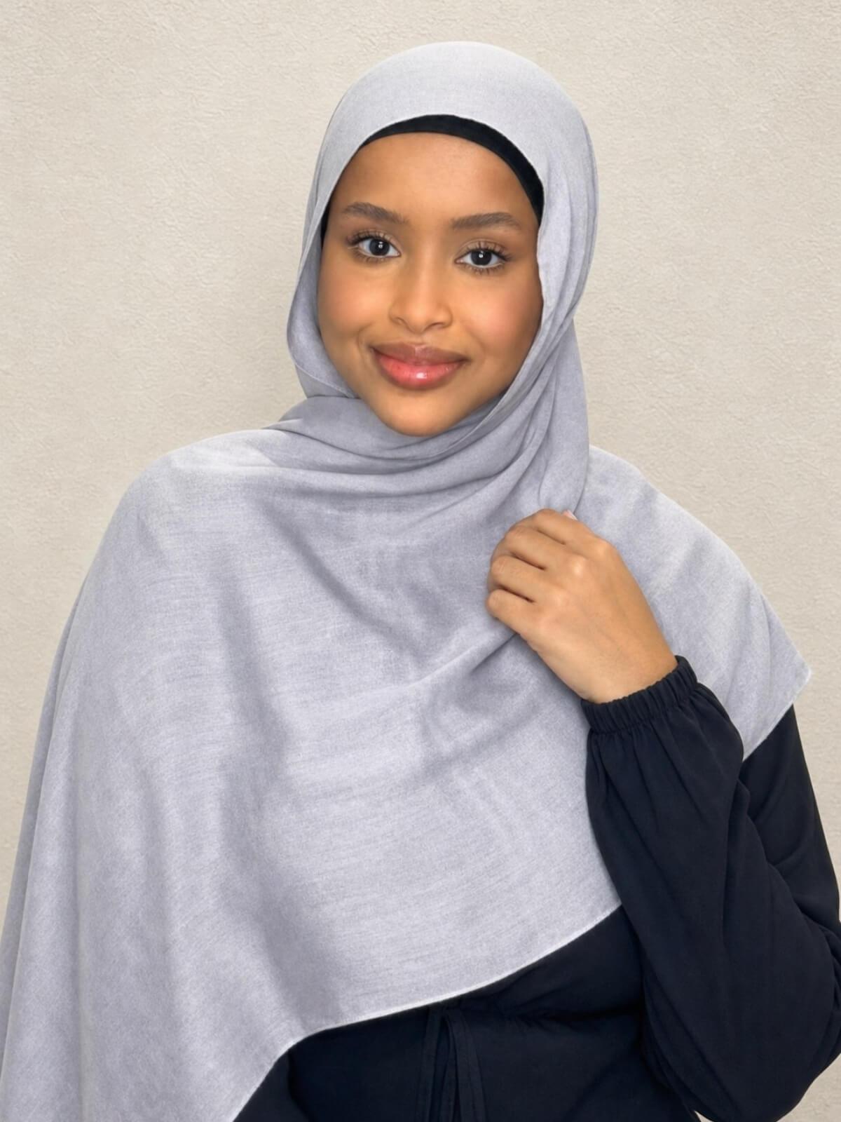 Cotton Modal Hijab-Thunder